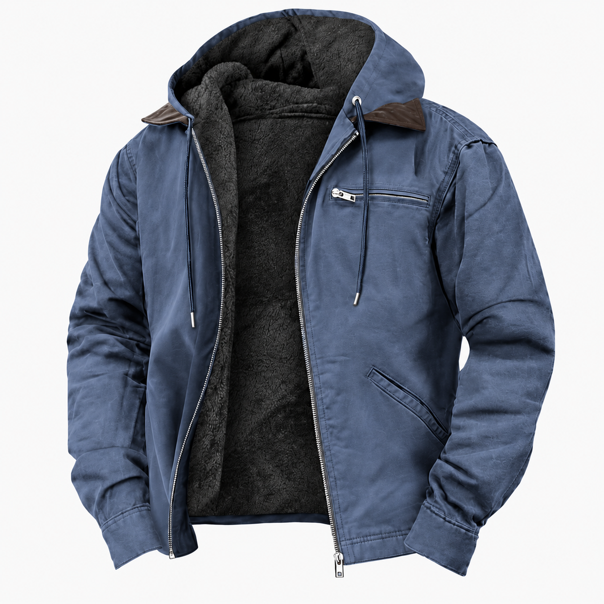 Men's Insulated Outdoor Hooded Jacket | Durable Wear