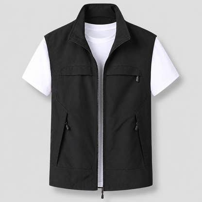 Men's Outdoor Lightweight Vest Quick Dry Zip | Sleeveless