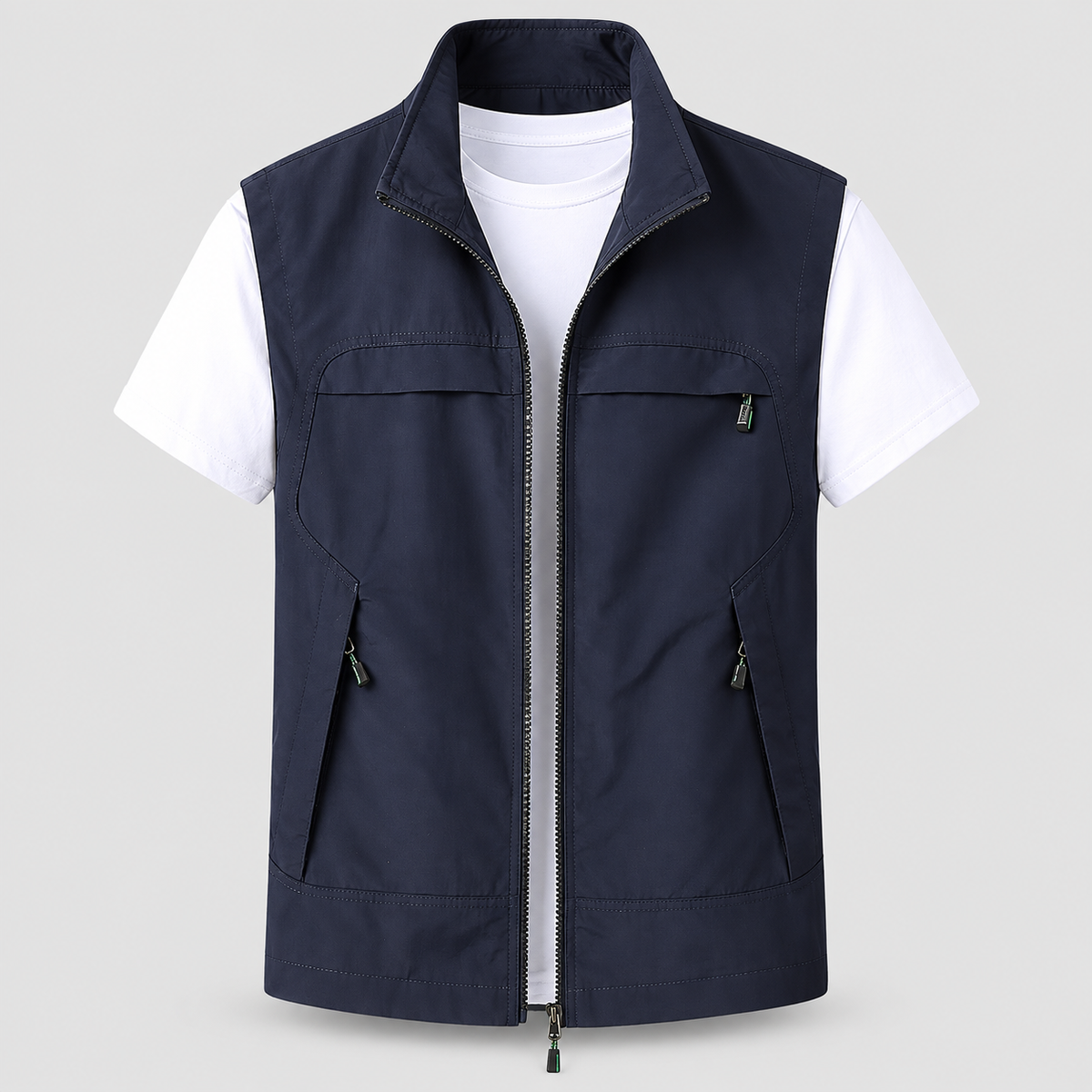Men's Outdoor Lightweight Vest Quick Dry Zip | Sleeveless