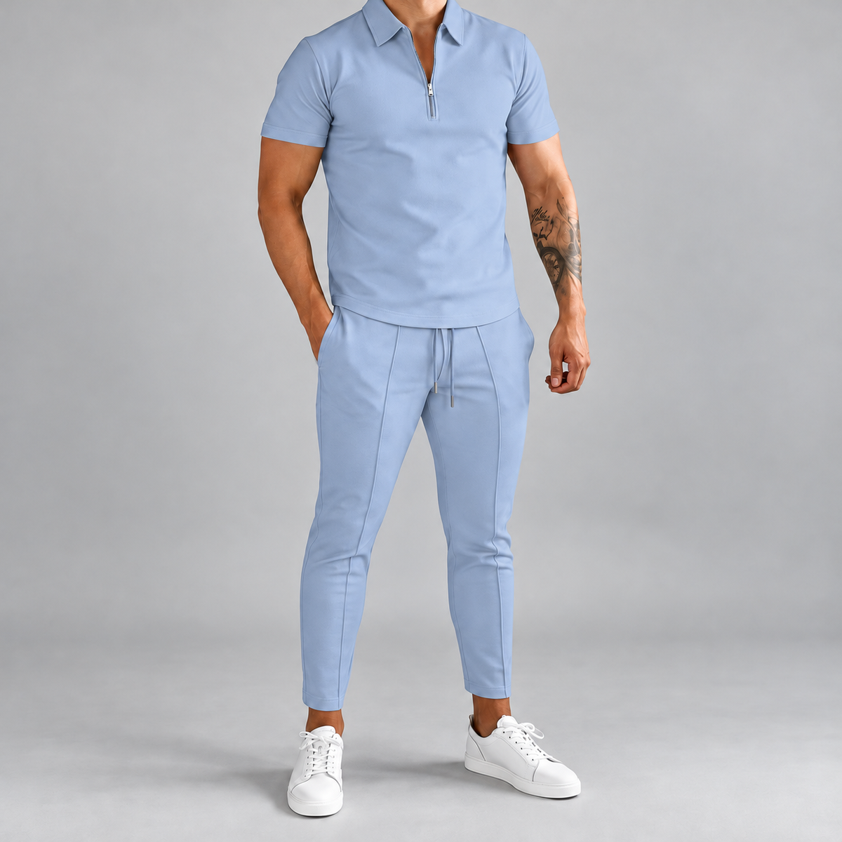 Men's Outfit Set Casual Shirt Pants | Matching Wear