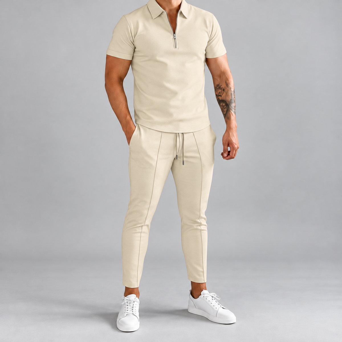 Men's Outfit Set Casual Shirt Pants | Matching Wear