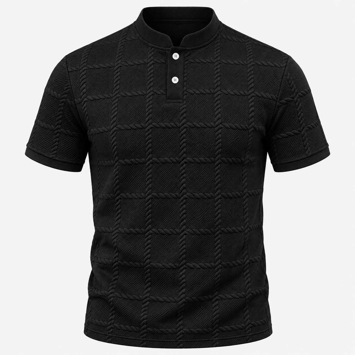 Men's Short Sleeve Henley Shirt Casual | Summer Wear