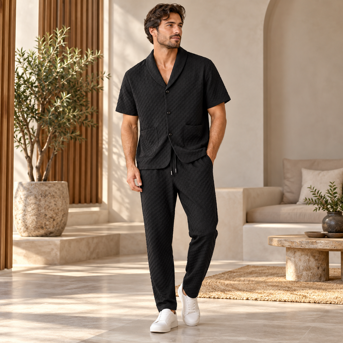 Men's Summer Loungewear Pajama Set | Sleepwear