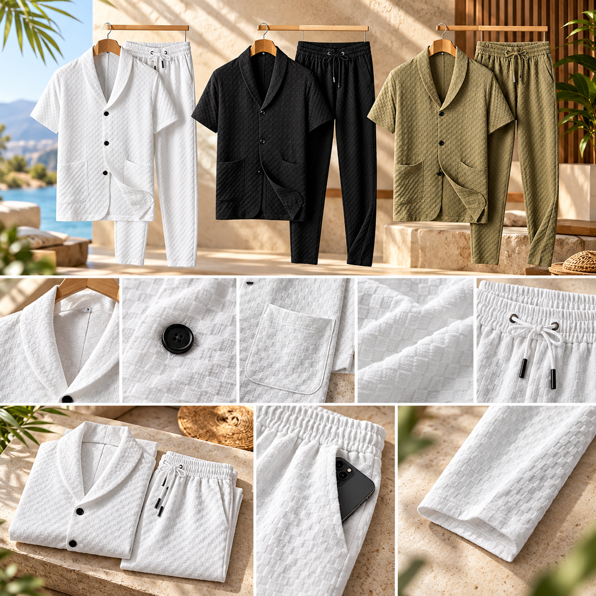 Men's Summer Loungewear Pajama Set | Sleepwear