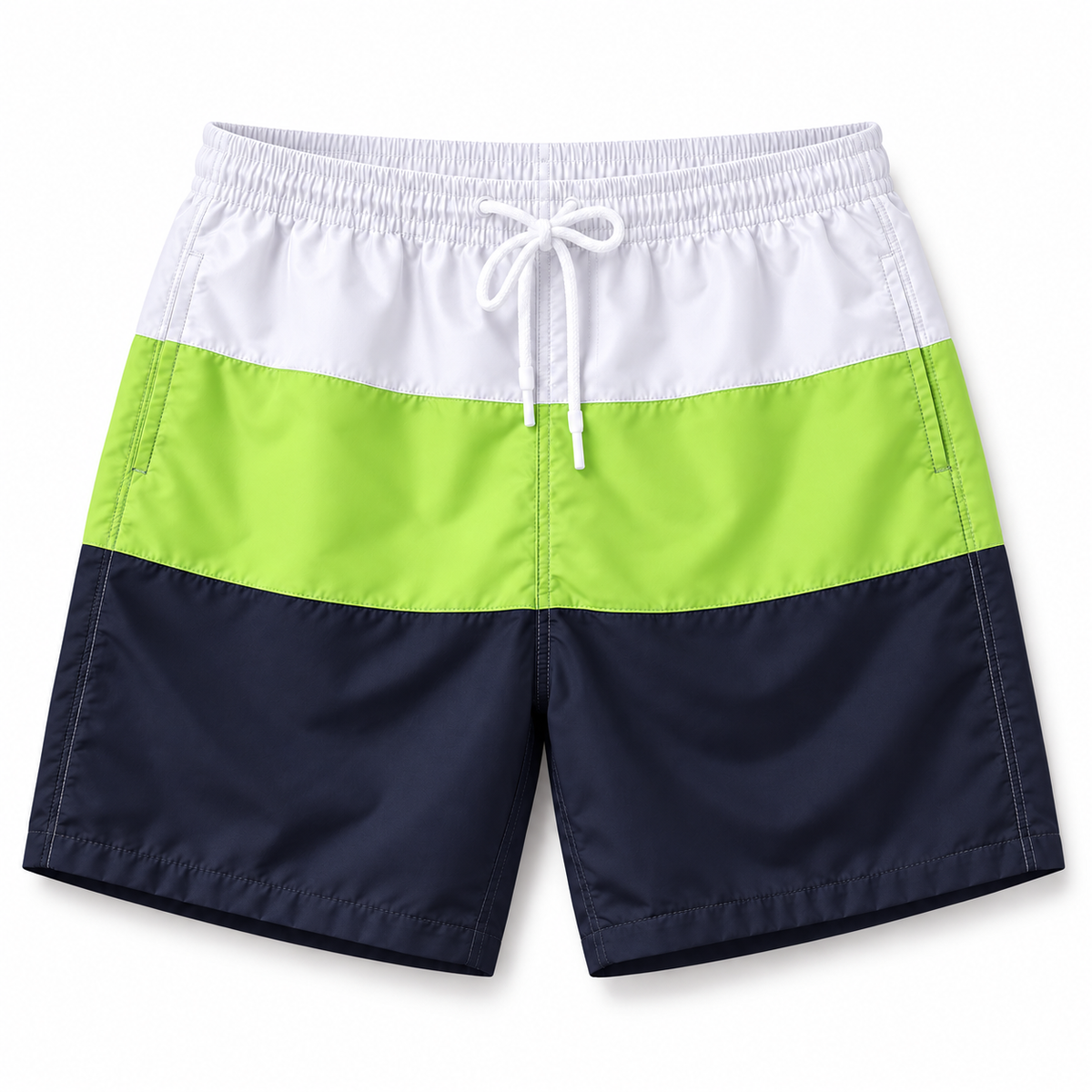 Men's Swim Shorts Durable Patchwork | Beachwear