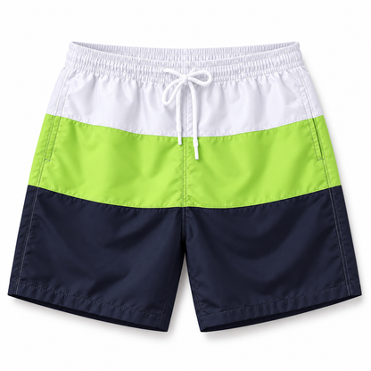 Men's Swim Shorts Durable Patchwork | Beachwear