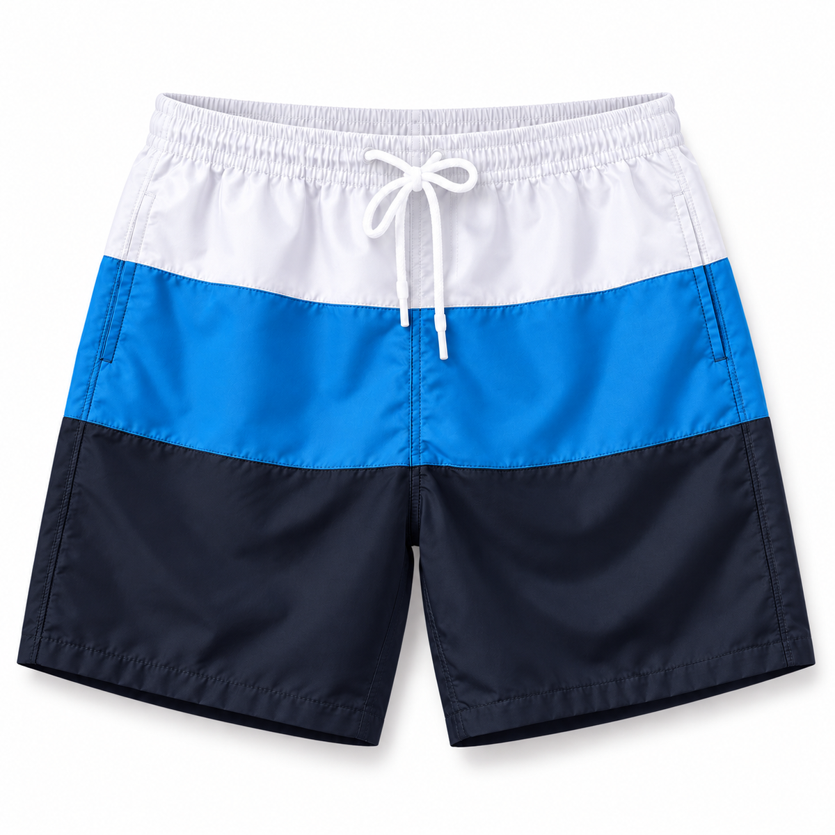 Men's Swim Shorts Durable Patchwork | Beachwear
