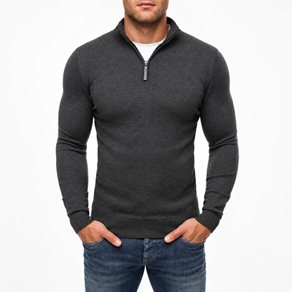 Men's Trendy Stand-Collar Sweater High Fashion | Casual Wear