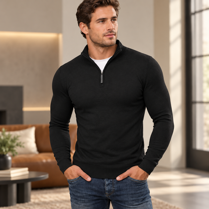 Men's Trendy Stand-Collar Sweater High Fashion | Casual Wear