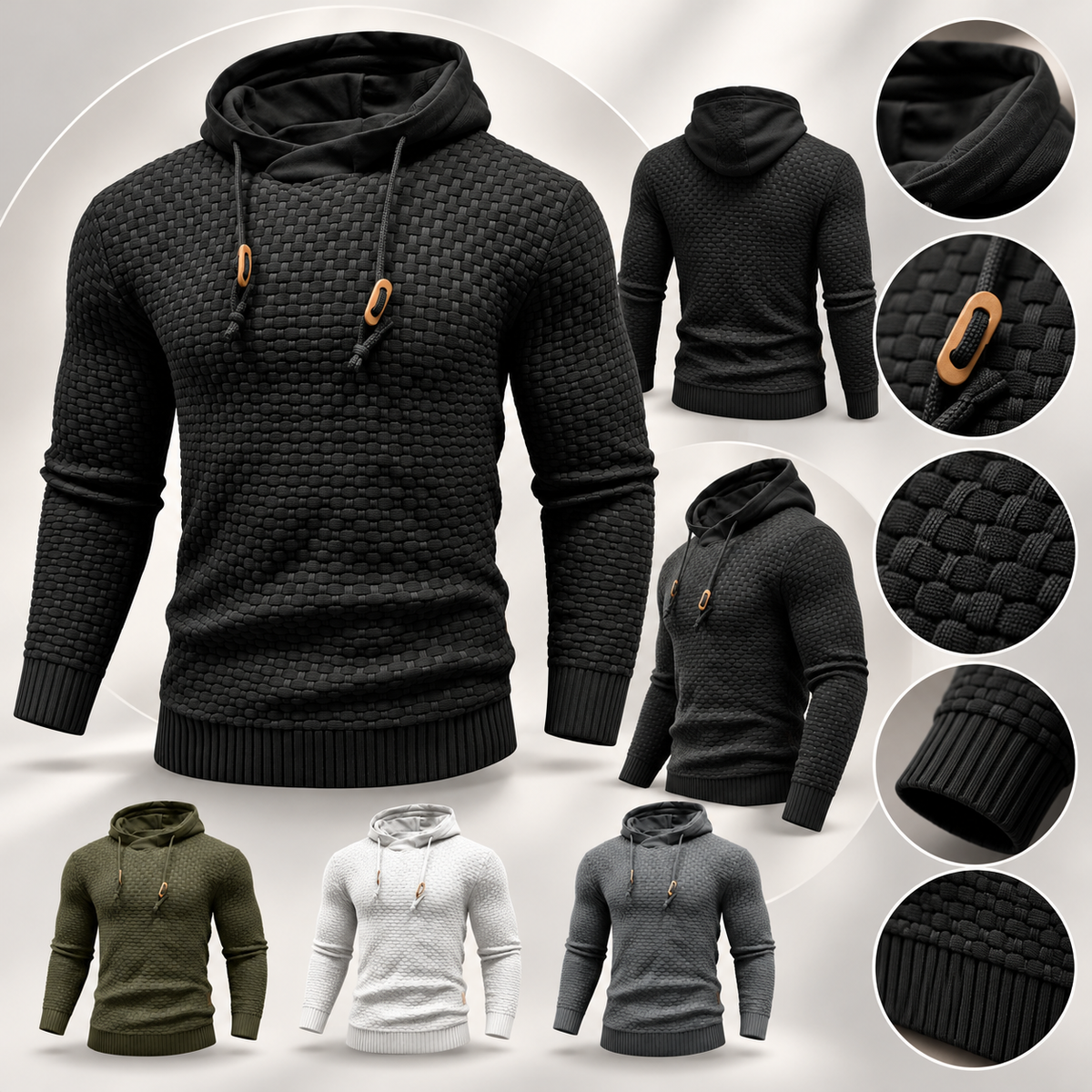 Men's Versatile Hoodie Work Casual | Durable Hoodie