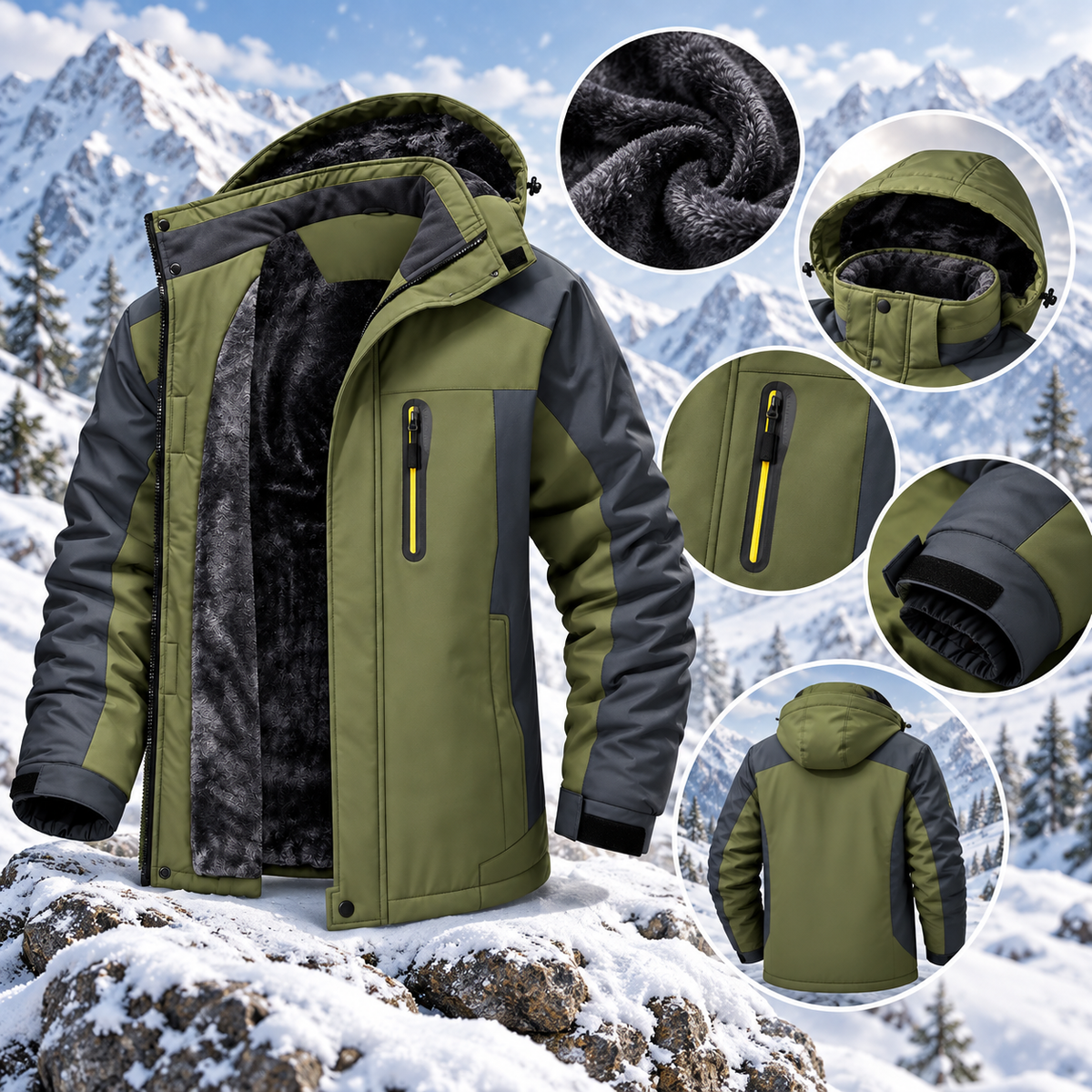 Men's Waterproof Winter Jacket Insulated | Outdoor Gear