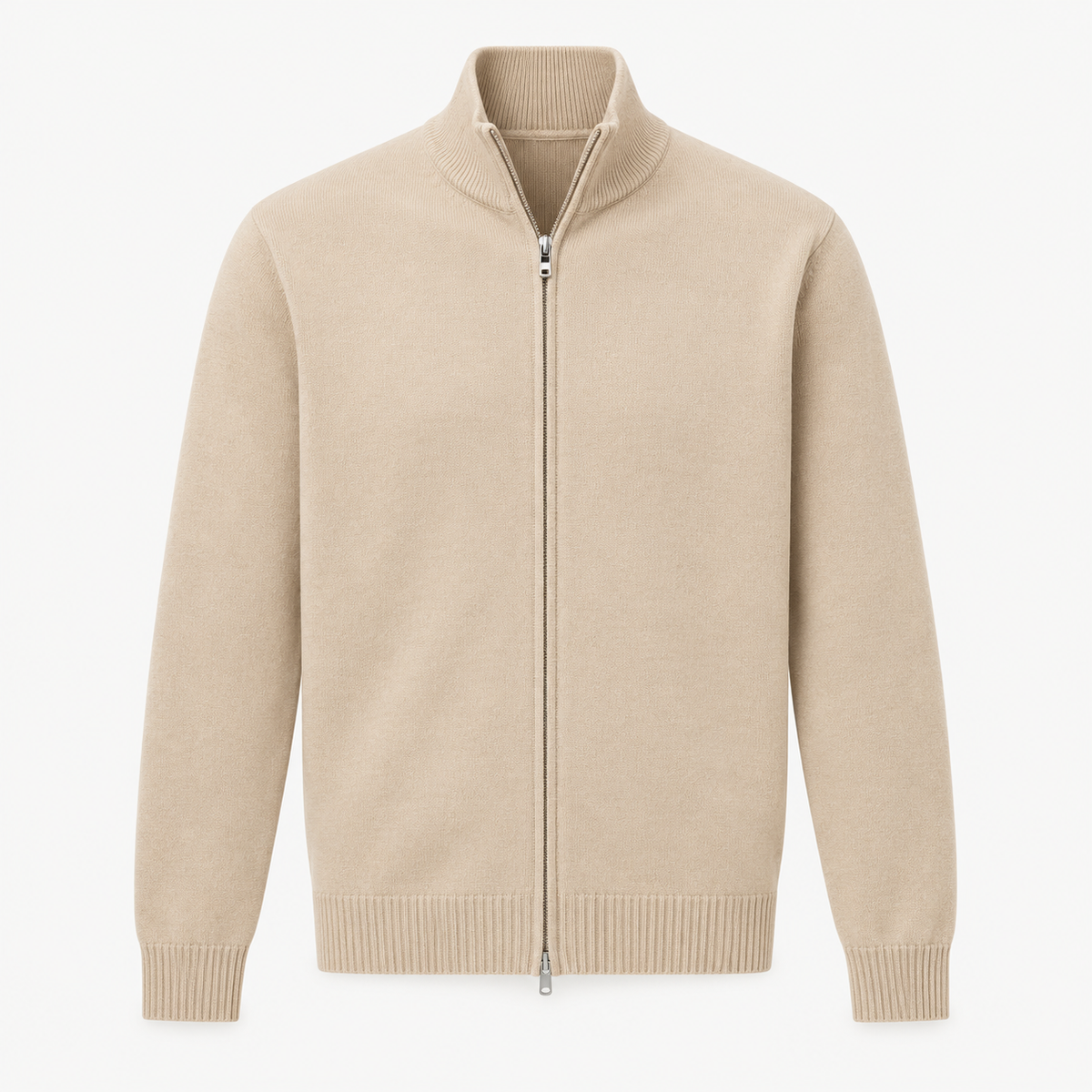 Men's Zip-Front Cardigan Slim-Fit | Casual Cardigan