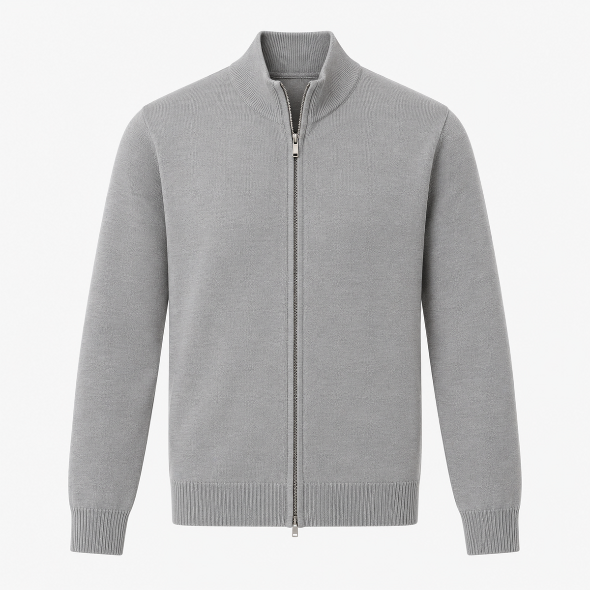 Men's Zip-Front Cardigan Slim-Fit | Casual Cardigan