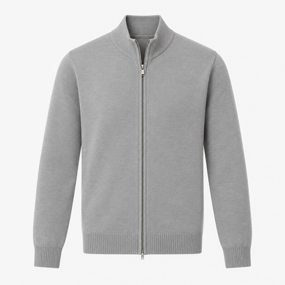 Men's Zip-Front Cardigan Slim-Fit | Casual Cardigan