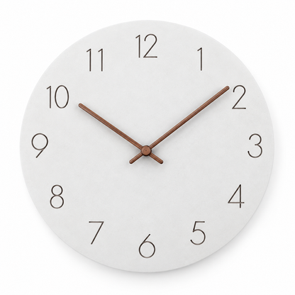 Modern Minimalist Wall Clock Battery Operated Nordic Design