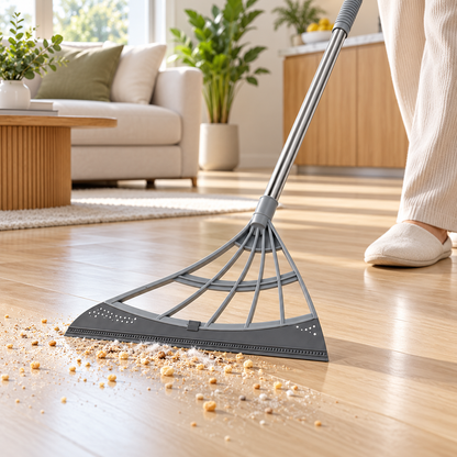 Multi Functional Floor Broom Hard Surface Cleaning Tool