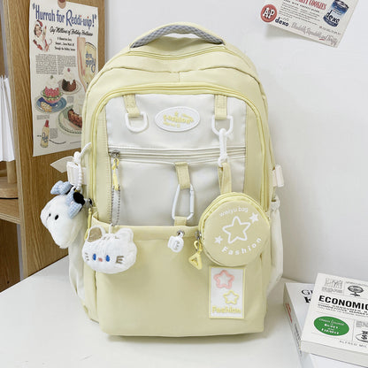 Travel Backpack with Multiple Compartments and Padded Shoulder Straps