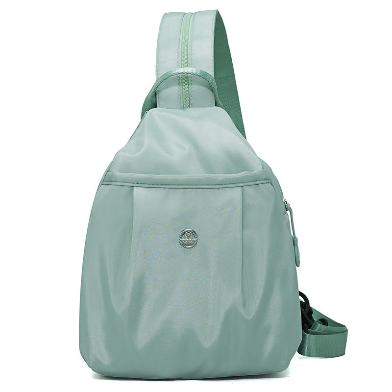 Sling Backpack with Adjustable Strap and Multiple Zippered Compartments