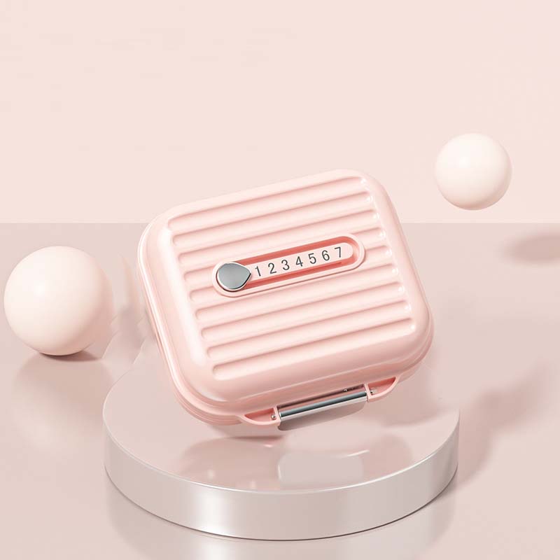 Portable Pill Organizer | Seven Compartments with Digital Counter