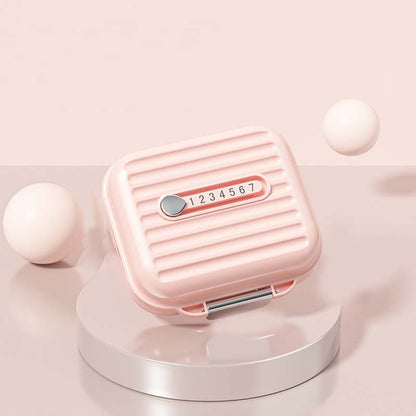 Portable Pill Organizer | Seven Compartments with Digital Counter