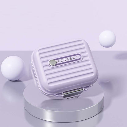 Portable Pill Organizer | Seven Compartments with Digital Counter
