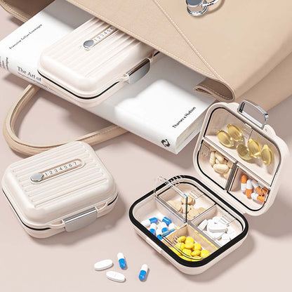Portable Pill Organizer | Seven Compartments with Digital Counter