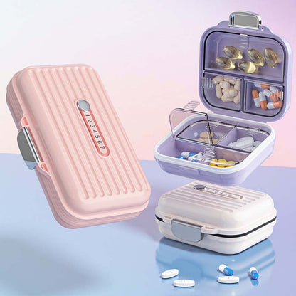 Portable Pill Organizer | Seven Compartments with Digital Counter
