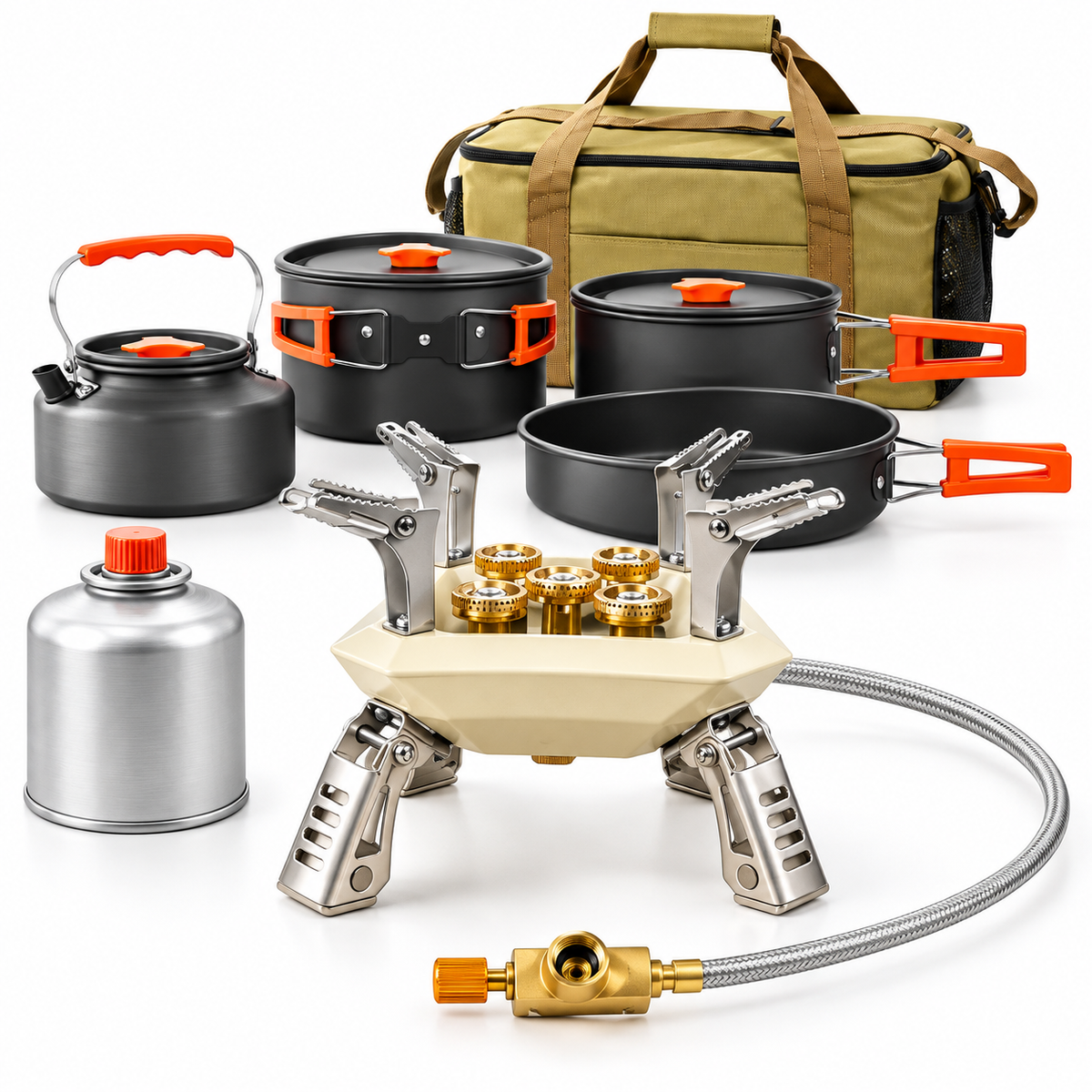 Portable Camping Stove Foldable Compact Outdoor Cooking