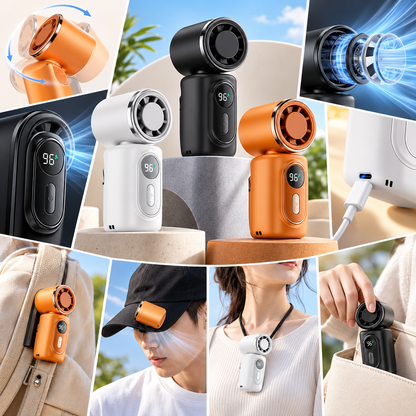 Portable Fan Travel Personal Cooling Compact Design