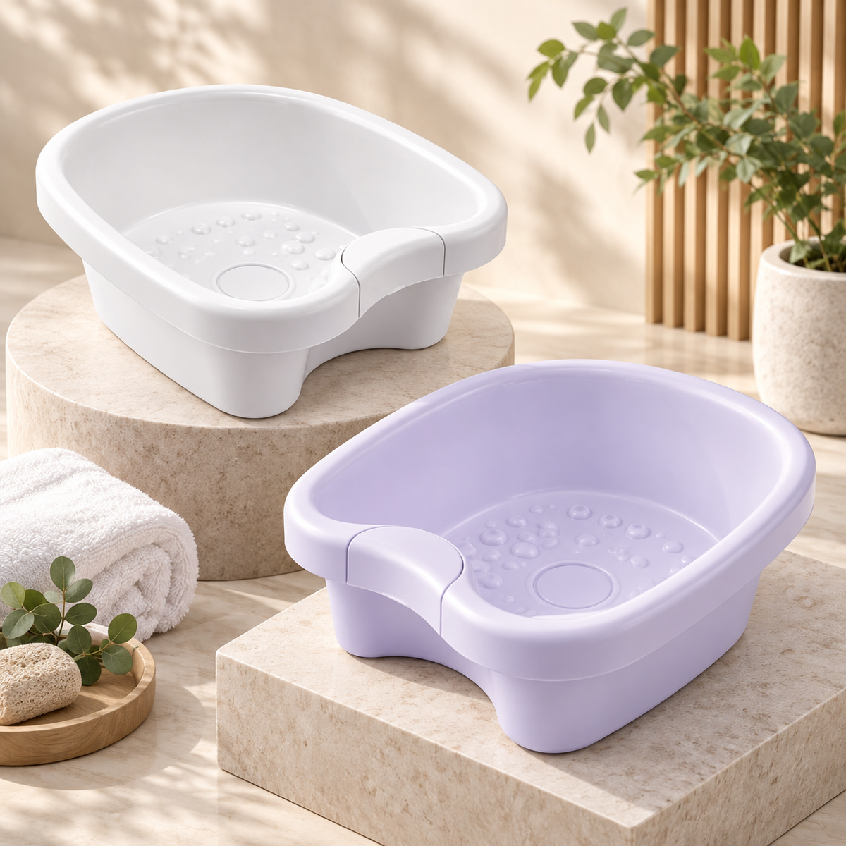 Portable Foot Soaking Basin Easy Carry Spa Foldable