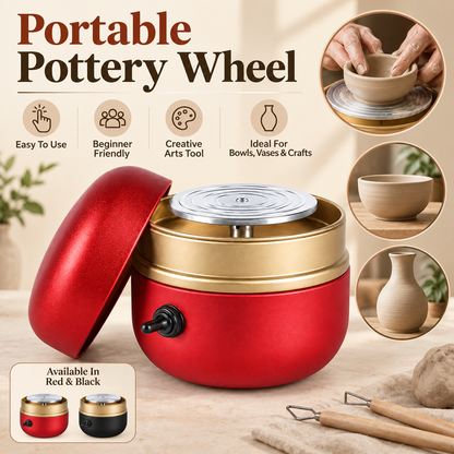 Portable Pottery Wheel Compact Creative Arts Tool