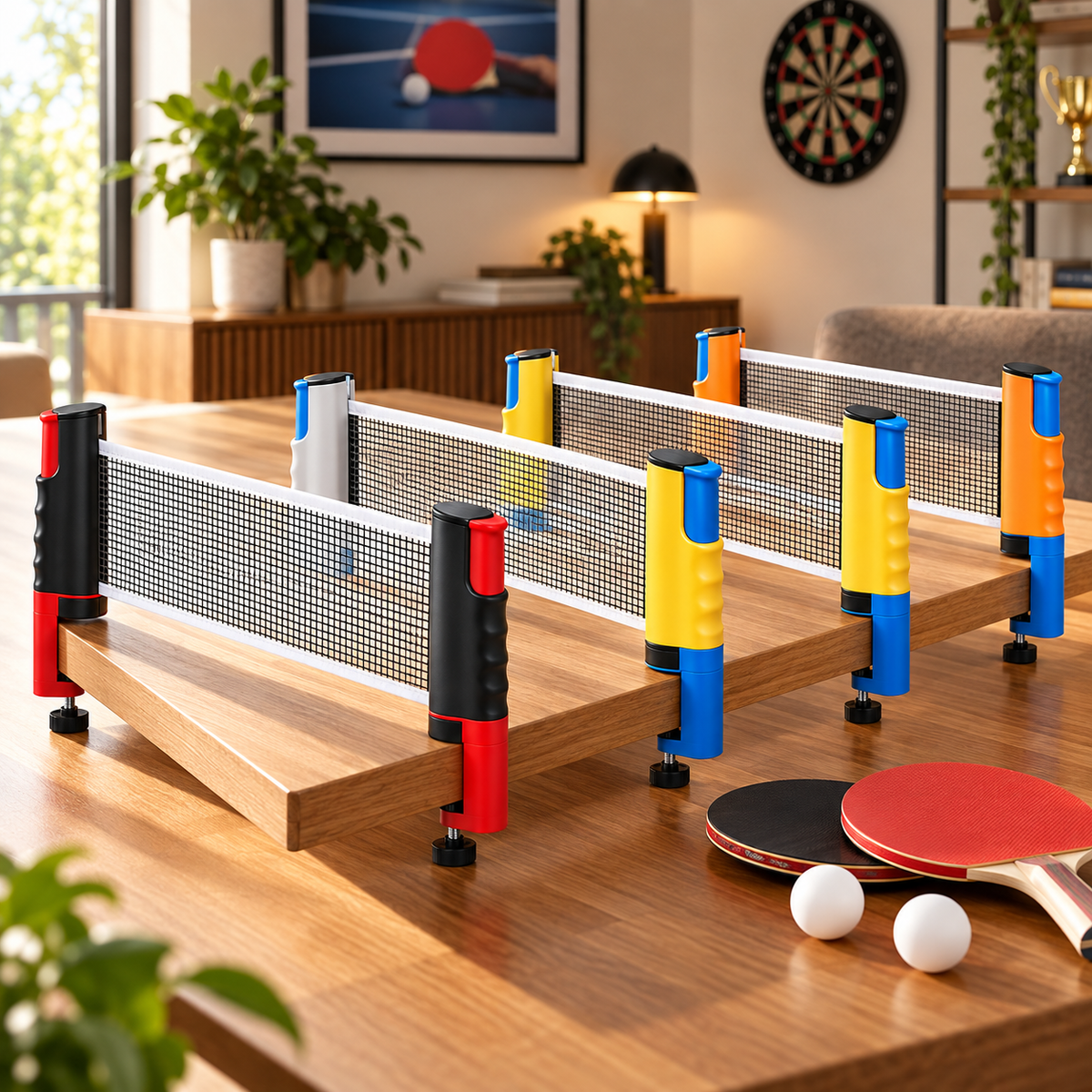Portable Table Tennis Net Universal Adjustable Setup