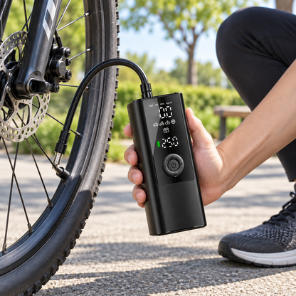 Portable Tyre Inflator Car Electric Pump Digital Display