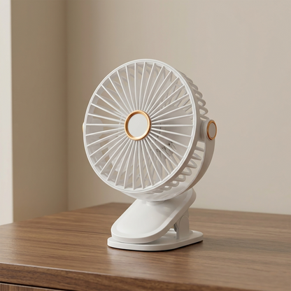 Portable Handheld Fan 3-Speed Adjustable Battery Powered