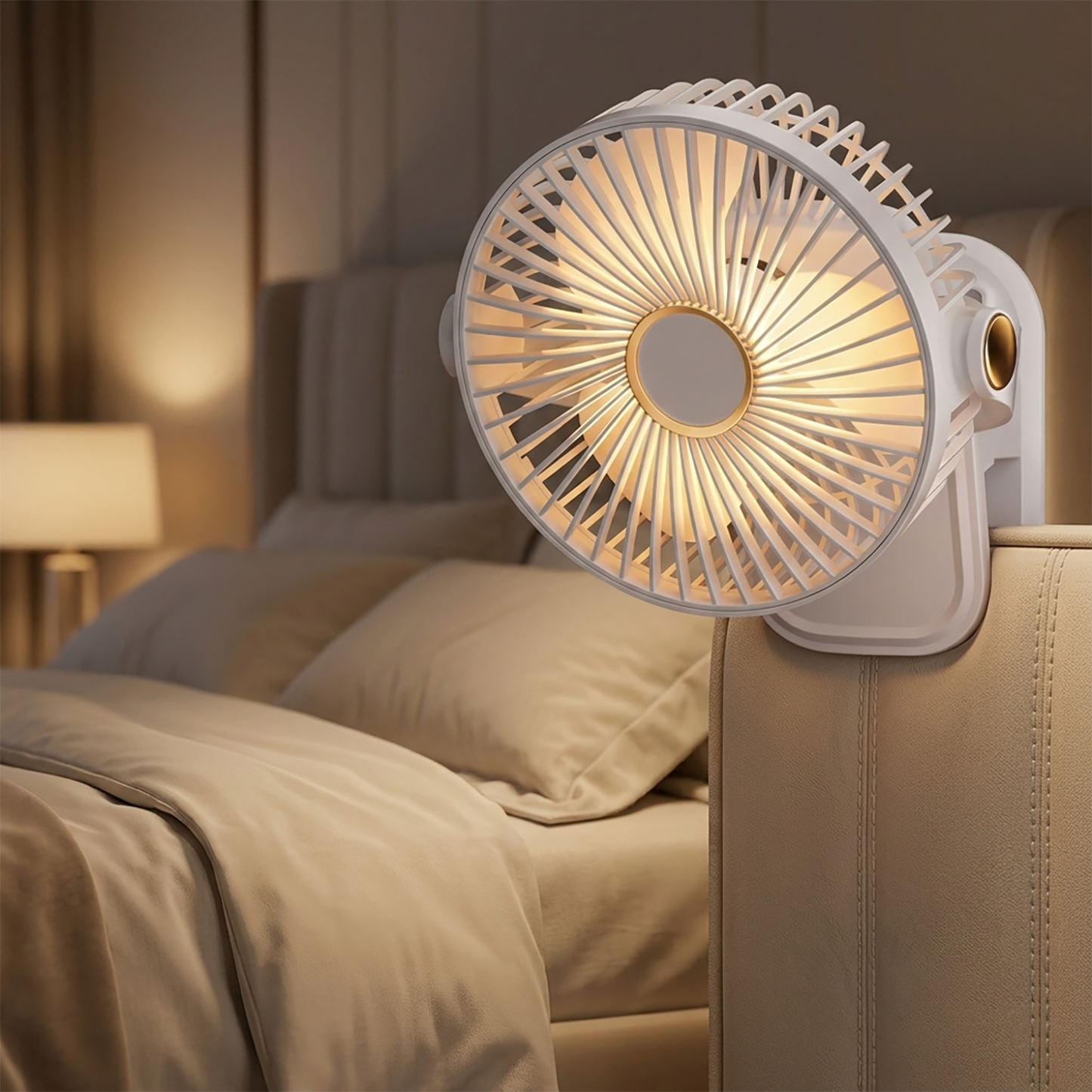 Portable Handheld Fan 3-Speed Adjustable Battery Powered