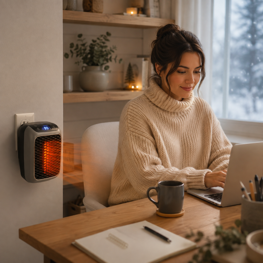 Portable Space Heater Compact Electric Oscillating