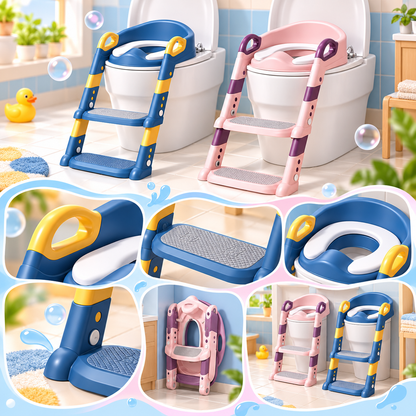 Potty Training Seat Ladder Compact Portable Step Stool
