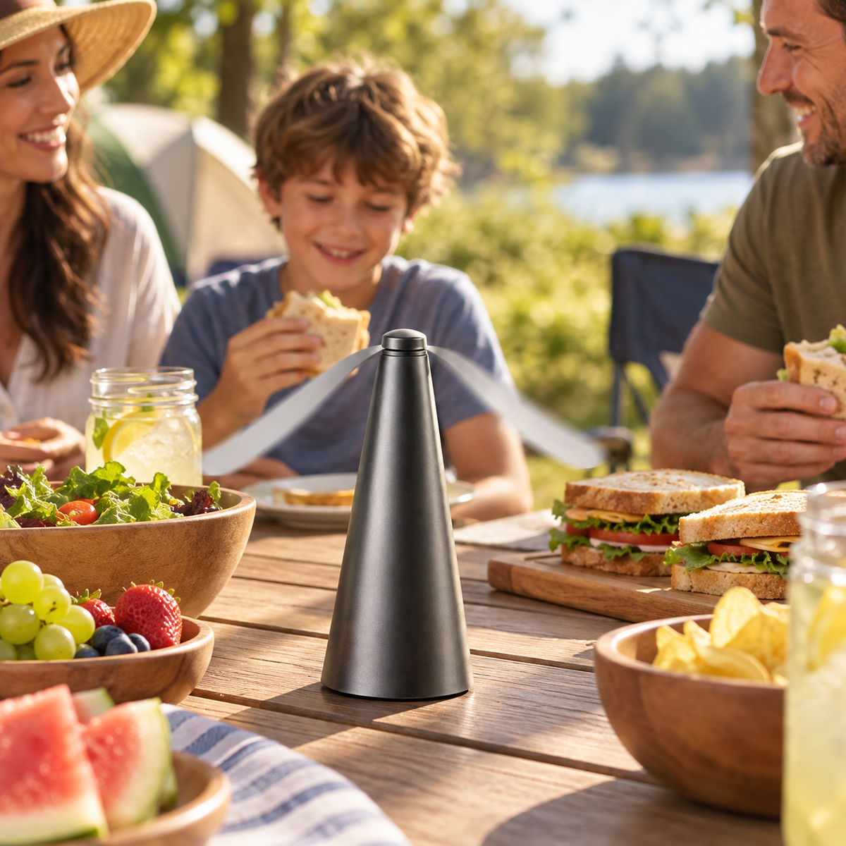 Quiet Insect Repellent Fan Portable Compact Design Outdoor Fan