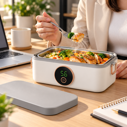 Rechargeable Heated Lunch Box Portable Electric Lunch Box
