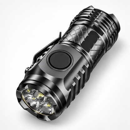 Rechargeable Mini Flashlight Camping Keychain Clip Tool