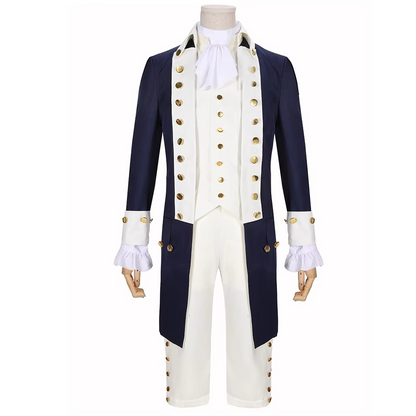 Victorian Inspired Cosplay Uniform Set with Rock Accents for Theater and Parties