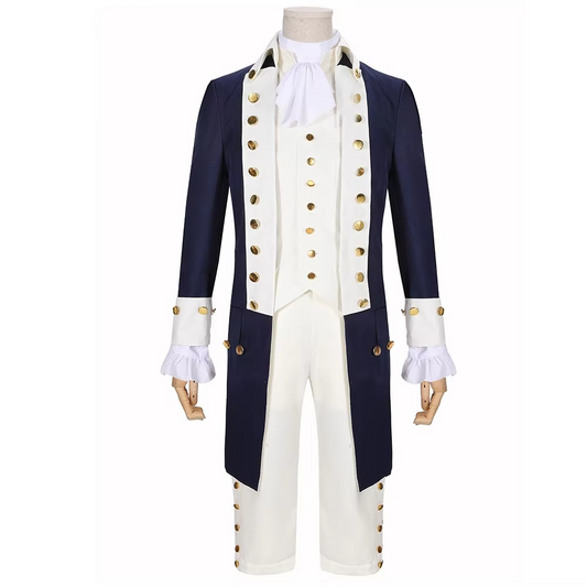 Victorian Inspired Cosplay Uniform Set with Rock Accents for Theater and Parties