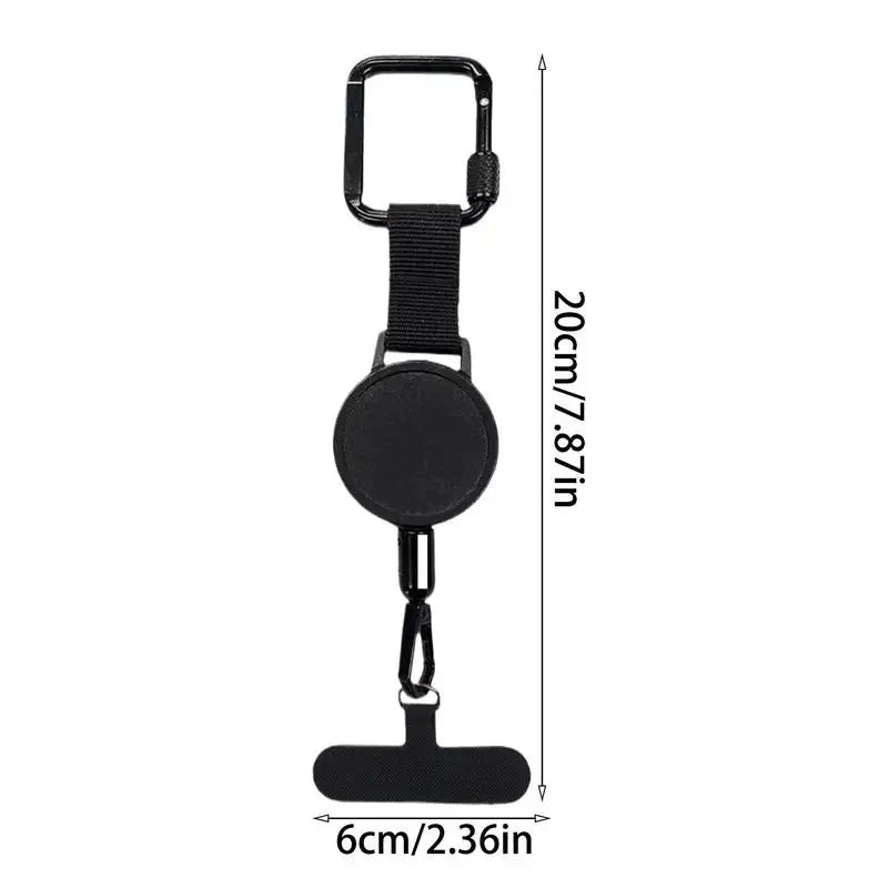Retractable Phone Security Holder | Anti-Theft Belt Clip Design