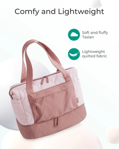 33L Travel Bag Weekender Duffle Carry On With Shoe Compartment Large Capacity For Travel 2026 Fall Essentials