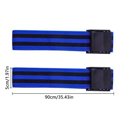 Adjustable Occlusion Bands with Buckle System and Retaining Ring for Arm and Leg Training