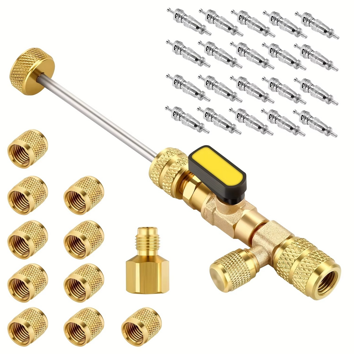 HVAC Valve Core Remover and Installer with Dual Port Compatibility