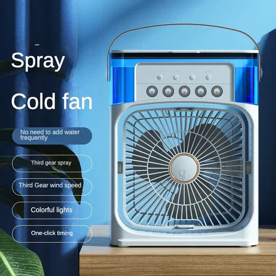 Portable Air Conditioner Fan with Water Cooling & Humidifier
