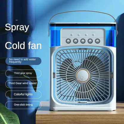 Portable Air Conditioner Fan with Water Cooling & Humidifier