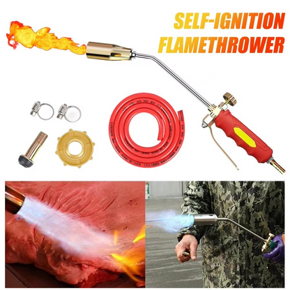 Propane Weed Torch with Trigger Valve Control and 24 Inch Handle, 10ft Hose