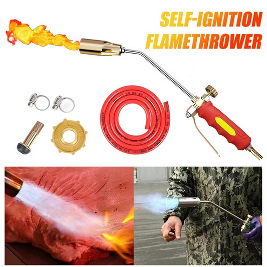 Propane Weed Torch with Trigger Valve Control and 24 Inch Handle, 10ft Hose